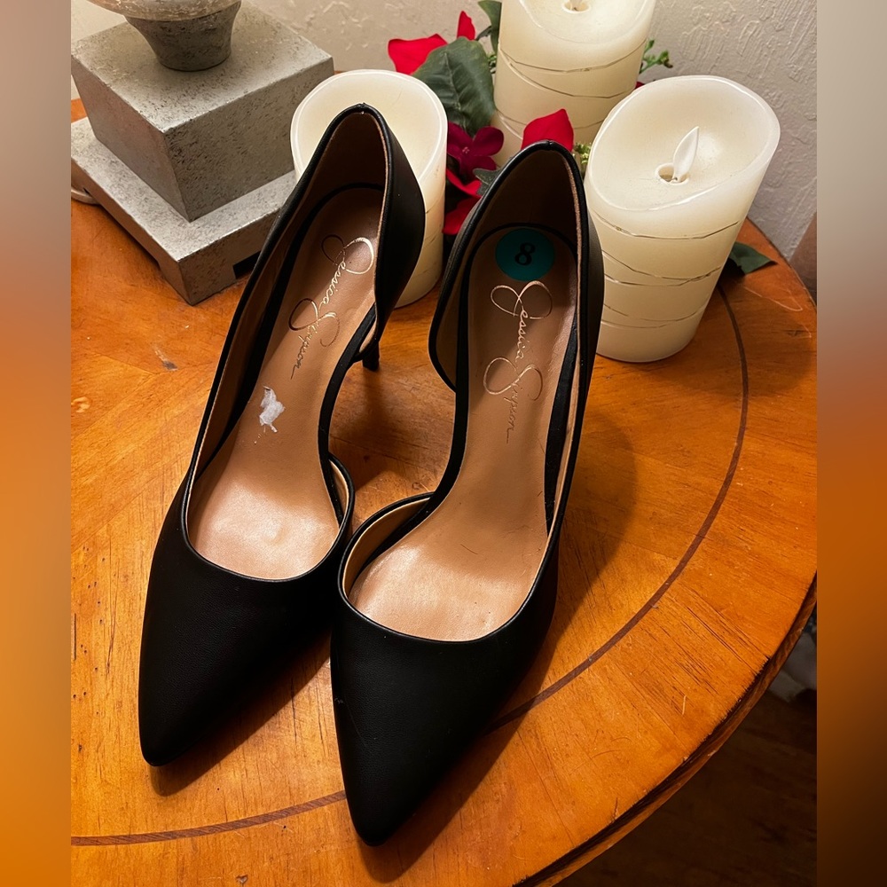 Jessica Simpson Black Heels Size 8